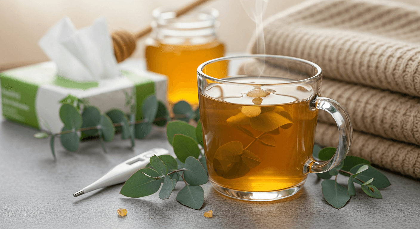 Natural Flu Remedy: 🌿 Eucalyptus & 🍯 Honey