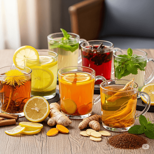 ๐โจ 7 Powerful Herbal Teas for Detoxing Your Body and Boosting Your Energy๐น
